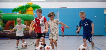 Beweegfeest voor groep 2 in Sportcentrum Tijenraan